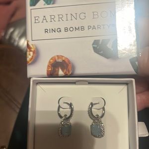 Ring bomb party earring bomb new in box